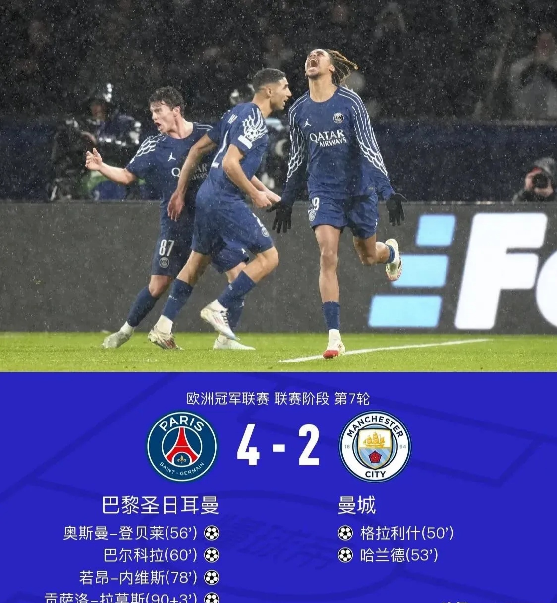 爱游戏网页版登录入口-巴黎逆袭曼城，晋级前景悬念重重的简单介绍